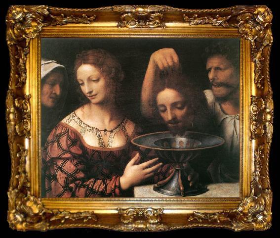 framed  LUINI, Bernardino Herodias ih, ta009-2